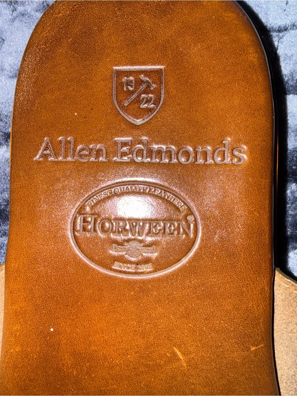 Allen Edmonds Leather Insole - Tan/Brown